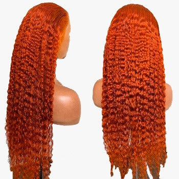 Jerry curly front lace wig